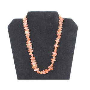 C0 New 100% Authentic MASHKA Sunstone 14K Gold-filled Necklace $546